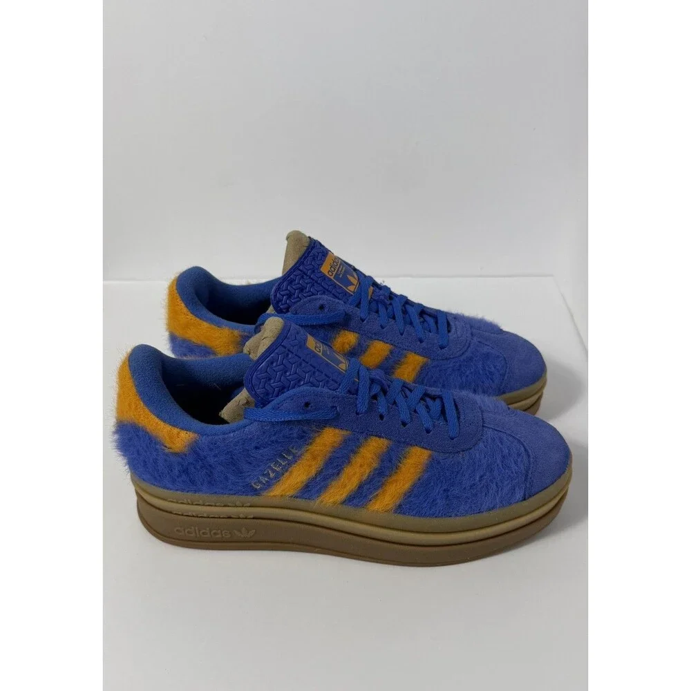 adidas Gazelle Bold  Womens Blue Sneakers Casual Shoes JS3906
